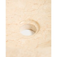 Раковина Orvane из бежевого мрамора Ø 40 см
