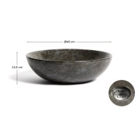 Раковина Darnen из серого мрамора Ø 40 см
