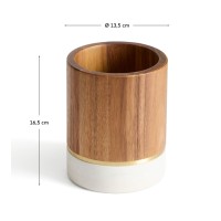 Подставка для кухонных принадлежностей Nover из акации
