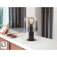 Настольная лампа Venize 1L черный/дымчатый