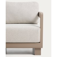 Уличное кресло Nerano из алюминия цвета таупе