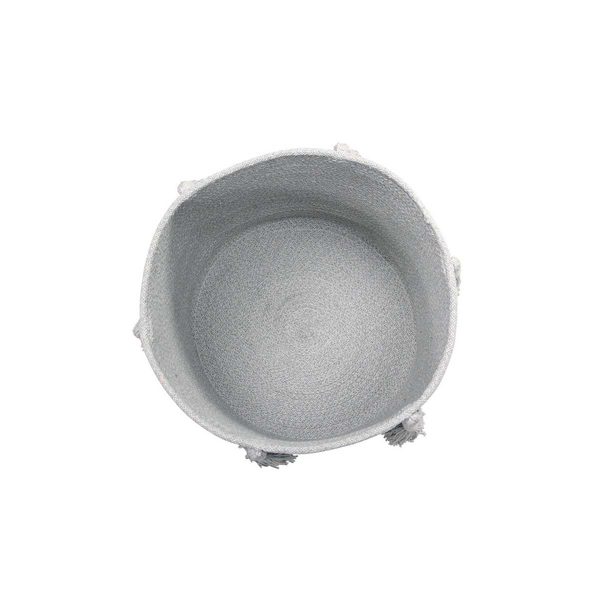Корзина Древесный жемчужно-голубая 30*30