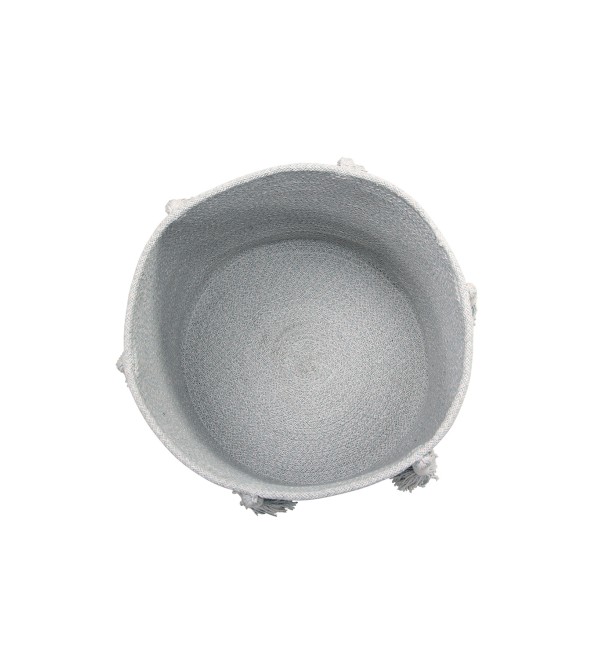 Корзина Древесный жемчужно-голубая 30*30