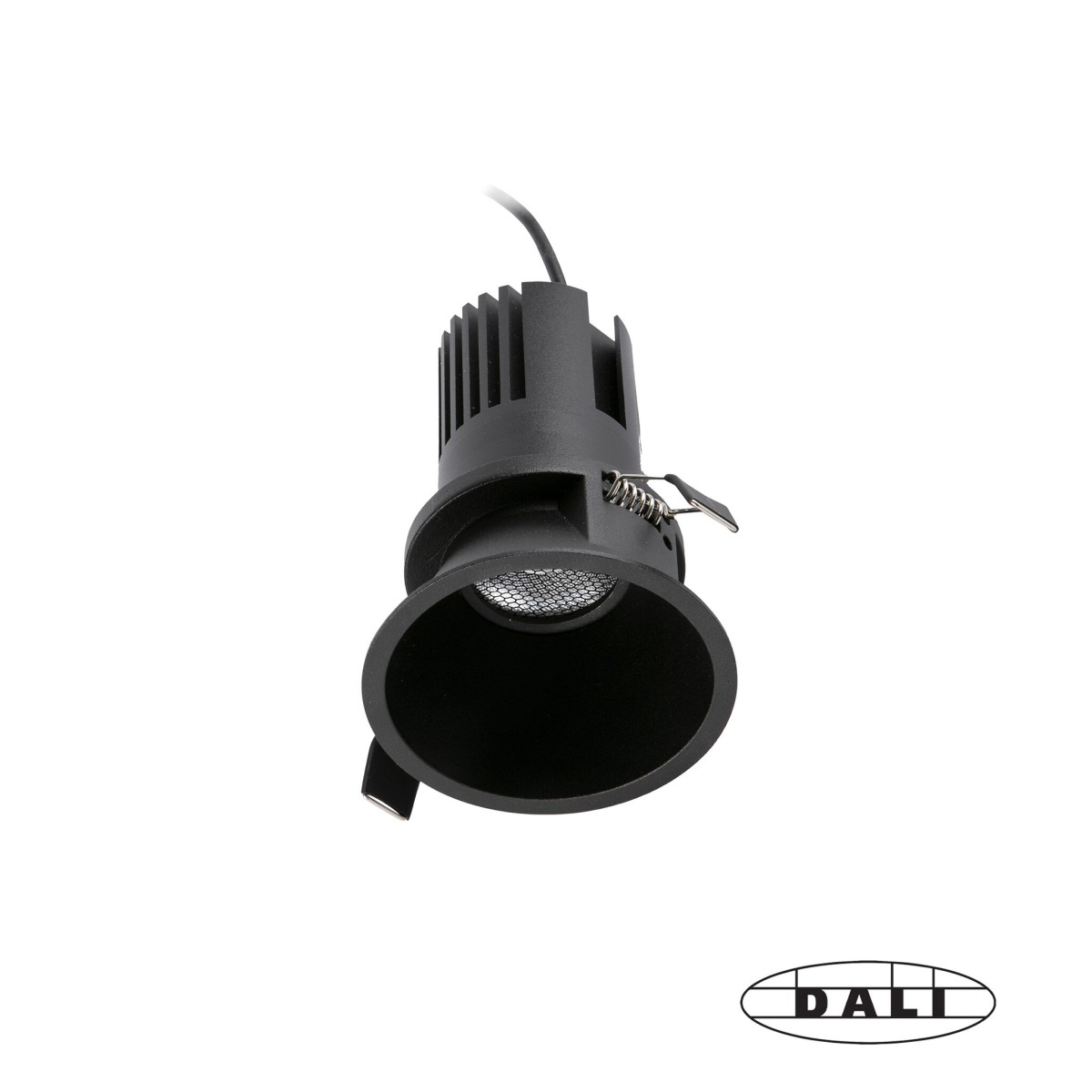 Встраиваемый светильник TULIPA DOWN SIM IP65 15W черный 50° 2700K CRI90 DALI