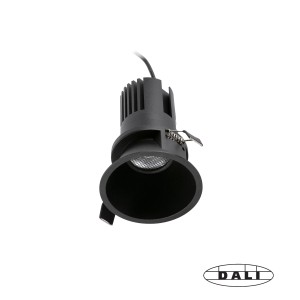 Встраиваемый светильник TULIPA DOWN SIM IP65 15W черный 50° 2700K CRI90 DALI