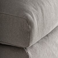 Кушетка ARSAC из бежевого льна