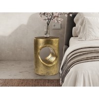 Hole Приставной столик золотой