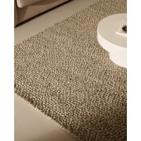 Lubrin Ковер из серой шерсти 200 x 300 см