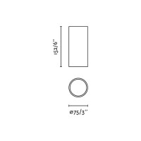 ROL Потолочный светильник черный/черный LED 15W 2700K 60є