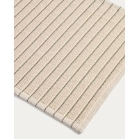 Хлопковый коврик для ванной Merade с зелеными полосками, 50 x 80 см