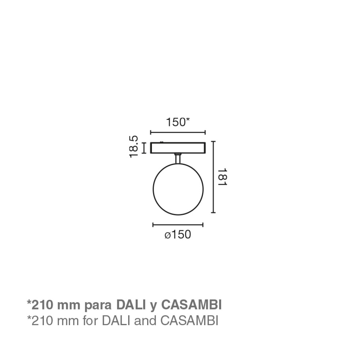 Трековый светильник NESO SLIM UNIK 2700K черный