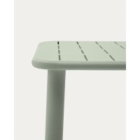 Уличный стол Brai из оцинкованной стали бирюзового цвета 180 x 90 см
