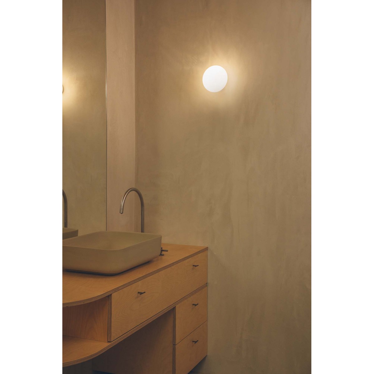 NUBO 120 Белый настенный/потолочный светильник LED 8W 2700K