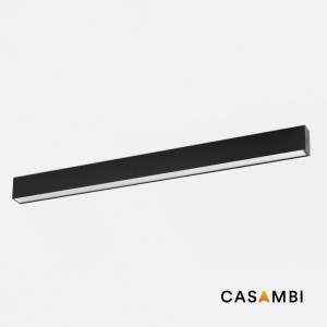 Потолочный светильник Via EVO UP&DOWN 850 38+14W 3000K черный CASAMBI