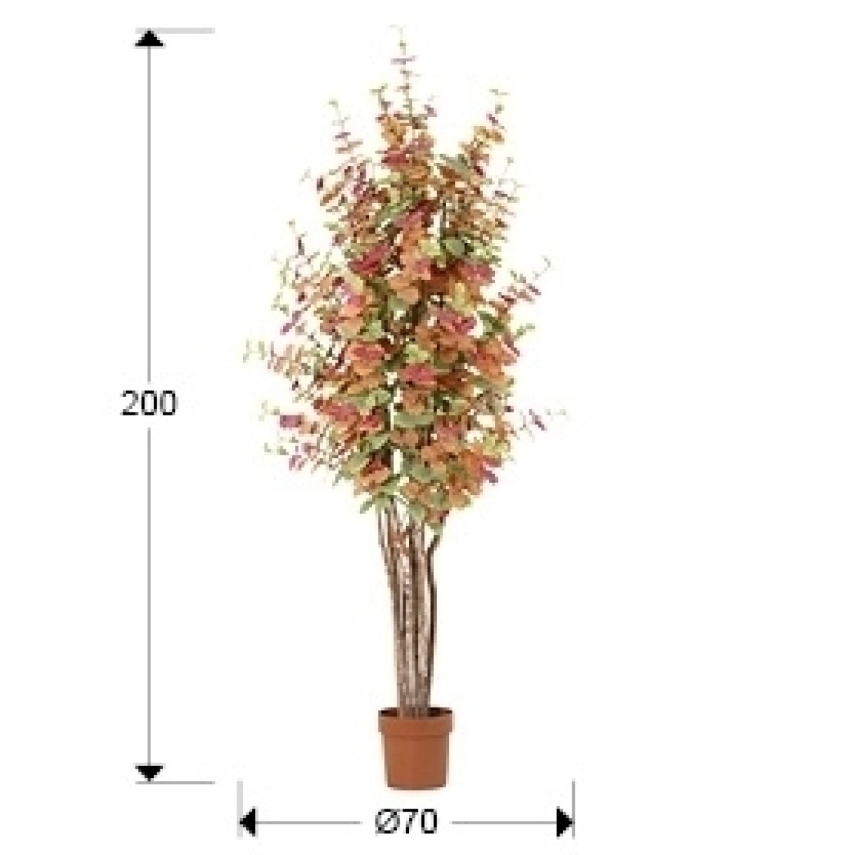Eucalipto color h200 Искусственное растение