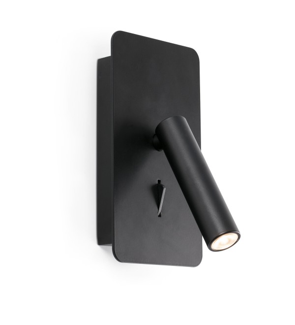 SUAU USB C Черный настенный светильник для чтения USB C LED 3W