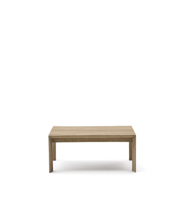Журнальный столик Ambra из массива акации со светлой отделкой 82,5 x 82,5