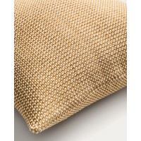 Чехол для подушки Narida из горчичного жаккардового хлопка, 50 x 50 см