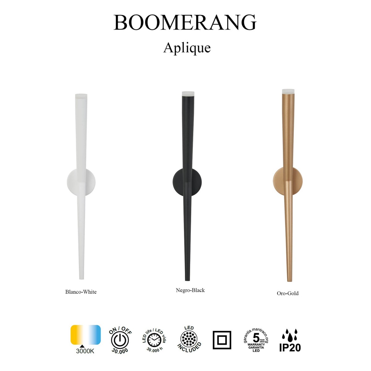 9241 Настенный светильник BOOMERANG Mantra