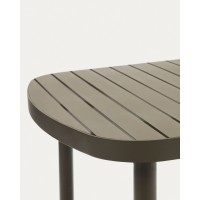 Joncols Уличный алюминиевый стол с зеленой отделкой 180 x 90 см