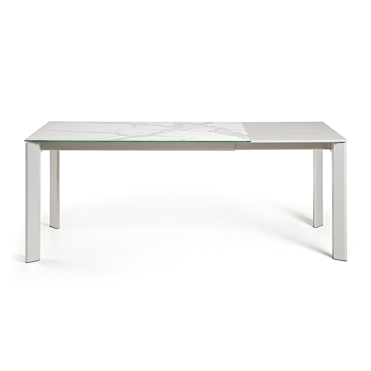 Стол Atta 160 (220) x90 керамика белый