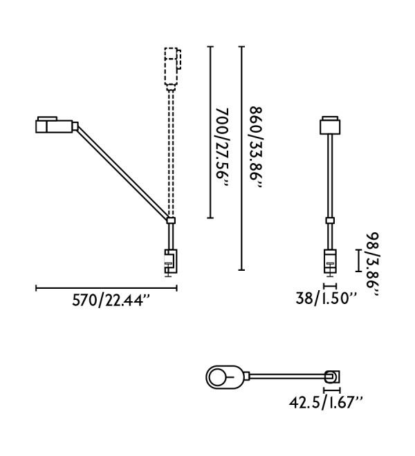 Настольная лампа Inviting PINZA белая 6W 2700K-4800K