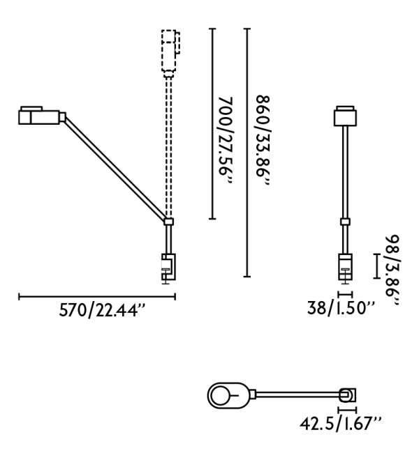 Настольная лампа Inviting PINZA белая 6W 2700K-4800K