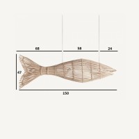 Подвесной светильник FISH 35388