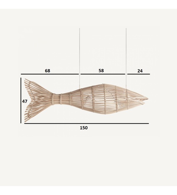 Подвесной светильник FISH 35388