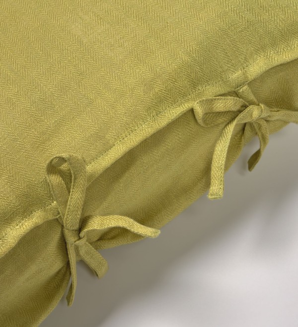 Чехол для подушки Tazu из 100% льна зеленый 45 x 45 cm
