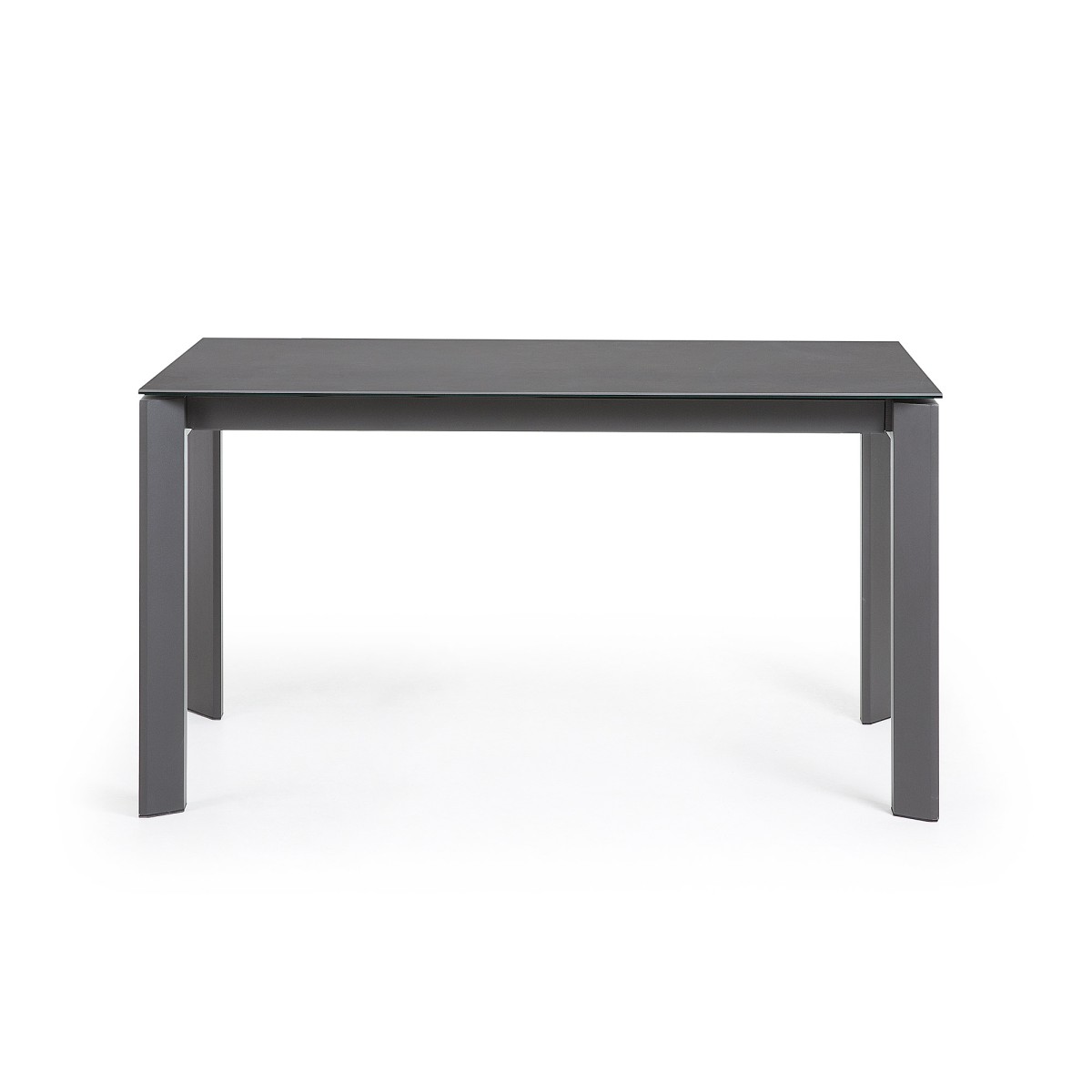 Стол Atta 140 (200) x90 антрацит керамика