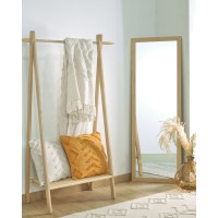 Зеркало Nerina 52 x 152 cm натуральная отделка в широкой раме