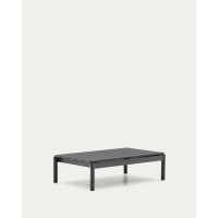 Журнальный столик Sorells из серого алюминия 57 x 91 см
