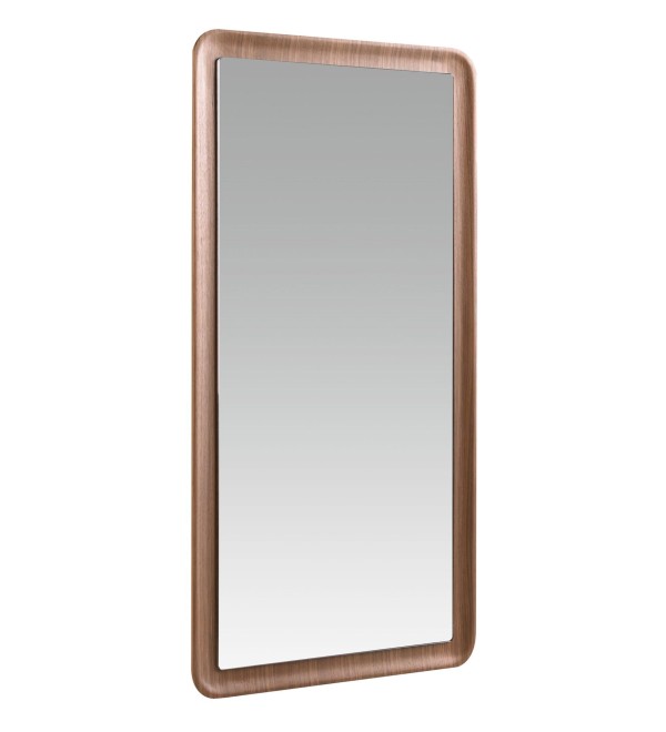 Прямоугольное настенное зеркало 3248/415-G в раме из ореха 120 x 60
