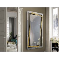 Зеркало Nora золотое