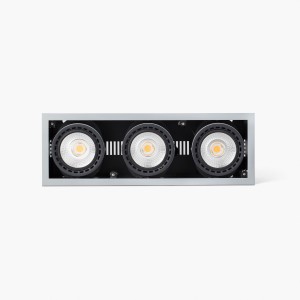 Встраиваемый светильник Mini Colin-3 серый LED CRI95 54-75W 2700K 20°