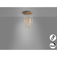 Люстра Colette 14L розовое золото DIM
