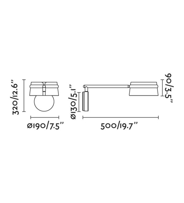Бра Loop регулироемое 6W 2700