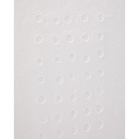 Olvin Абстрактная картина на белой бумаге с рельефным рисунком 73,6 x 93,6 см