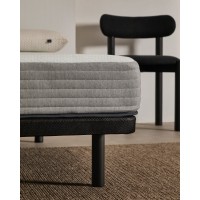 Основание для кровати Under 135x190 ткань 3D серый