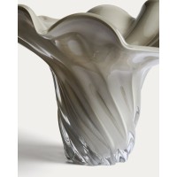 Ваза Lurea из серовато-зеленого стекла, 56 x 36,5 см