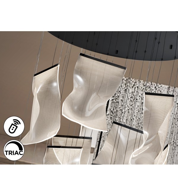 Velos Люстра 13L черная DIMABLE