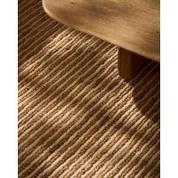 Ковер Derule бежевый из джута и шерсти 230 x 160 см