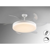 Vento Вентилятор потолочный со светодиодом белый D80/150 DIM