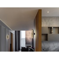Настенный/потолочный светильник Stone CCT- черный LED D30