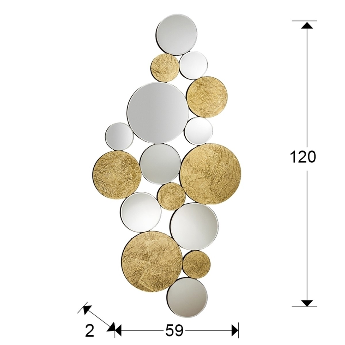 Зеркало Cirze 120x59
