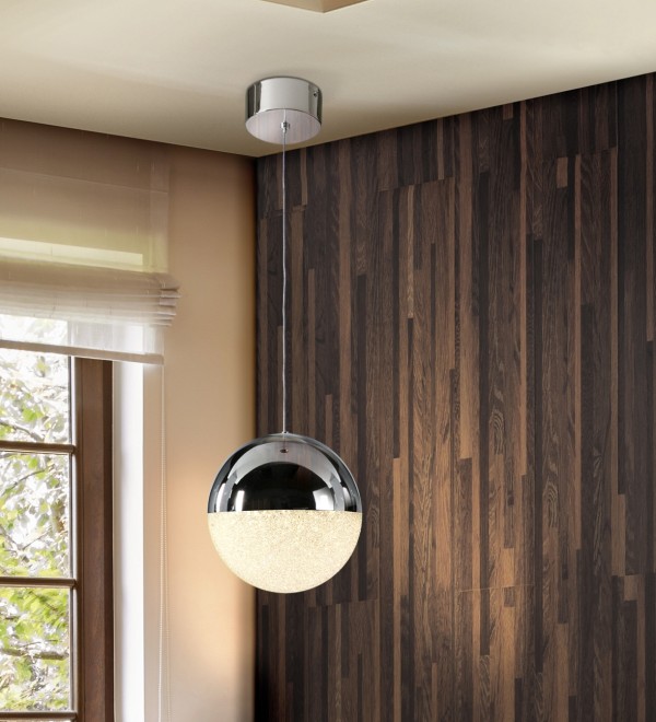Подвесной светильник Sphere 1L LED Ø20 хром