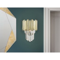 Бра Tiara 1L хром-золотой