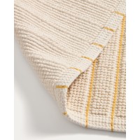 Хлопковый коврик для ванной Merade с желтыми полосками, 50 x 80 см