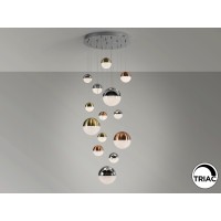 Люстра Sphere 14L разноцветная D60 DIMABLE